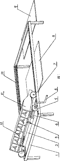 Soil wind erosion measuring device