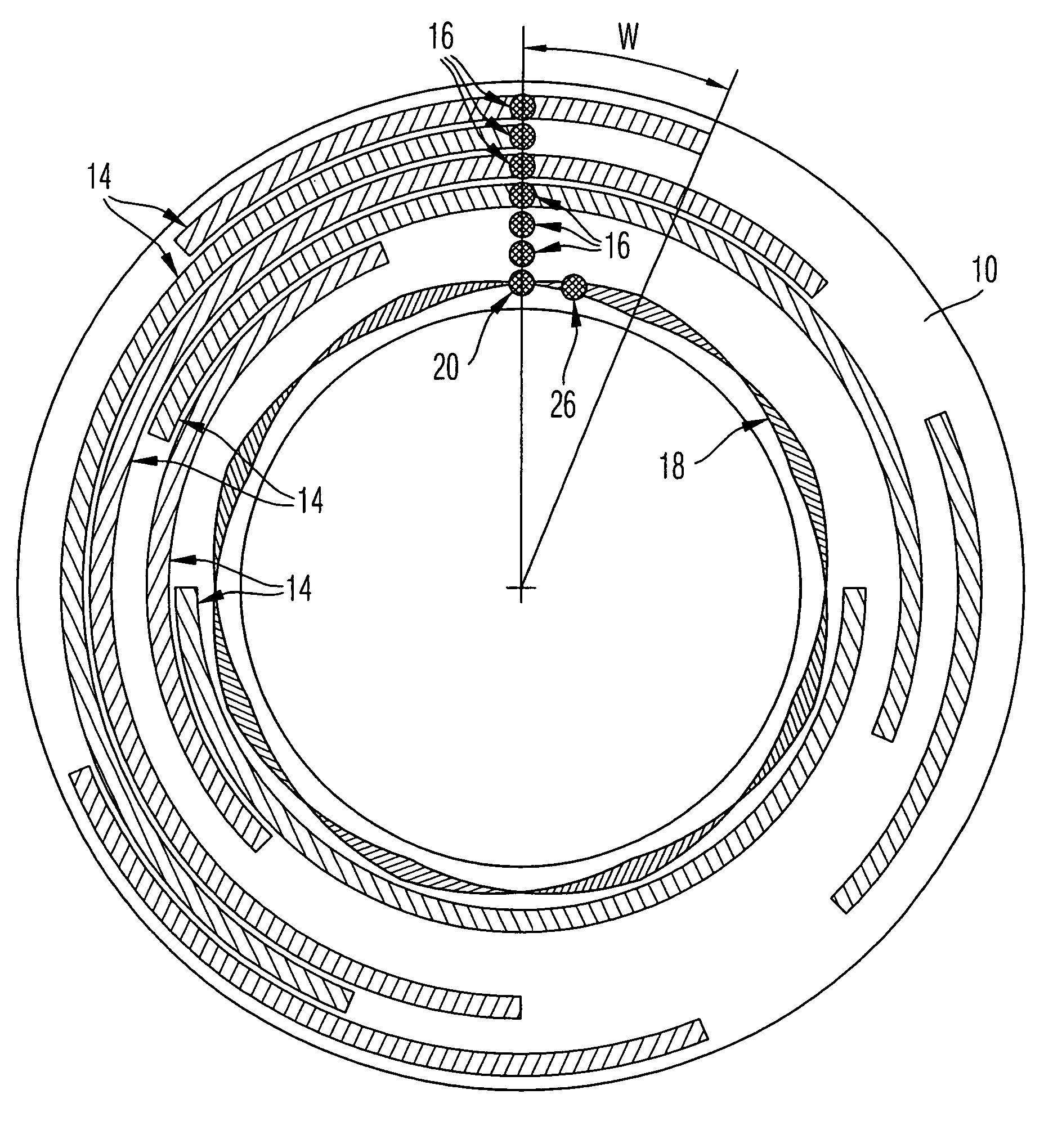 Rotation angle transmitter and method of scanning a code disc of a rotation angle transmitter