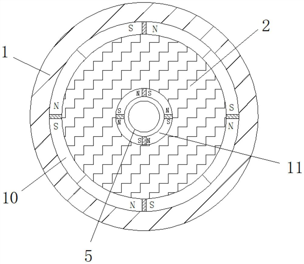 Organic waste gas filler absorption tower