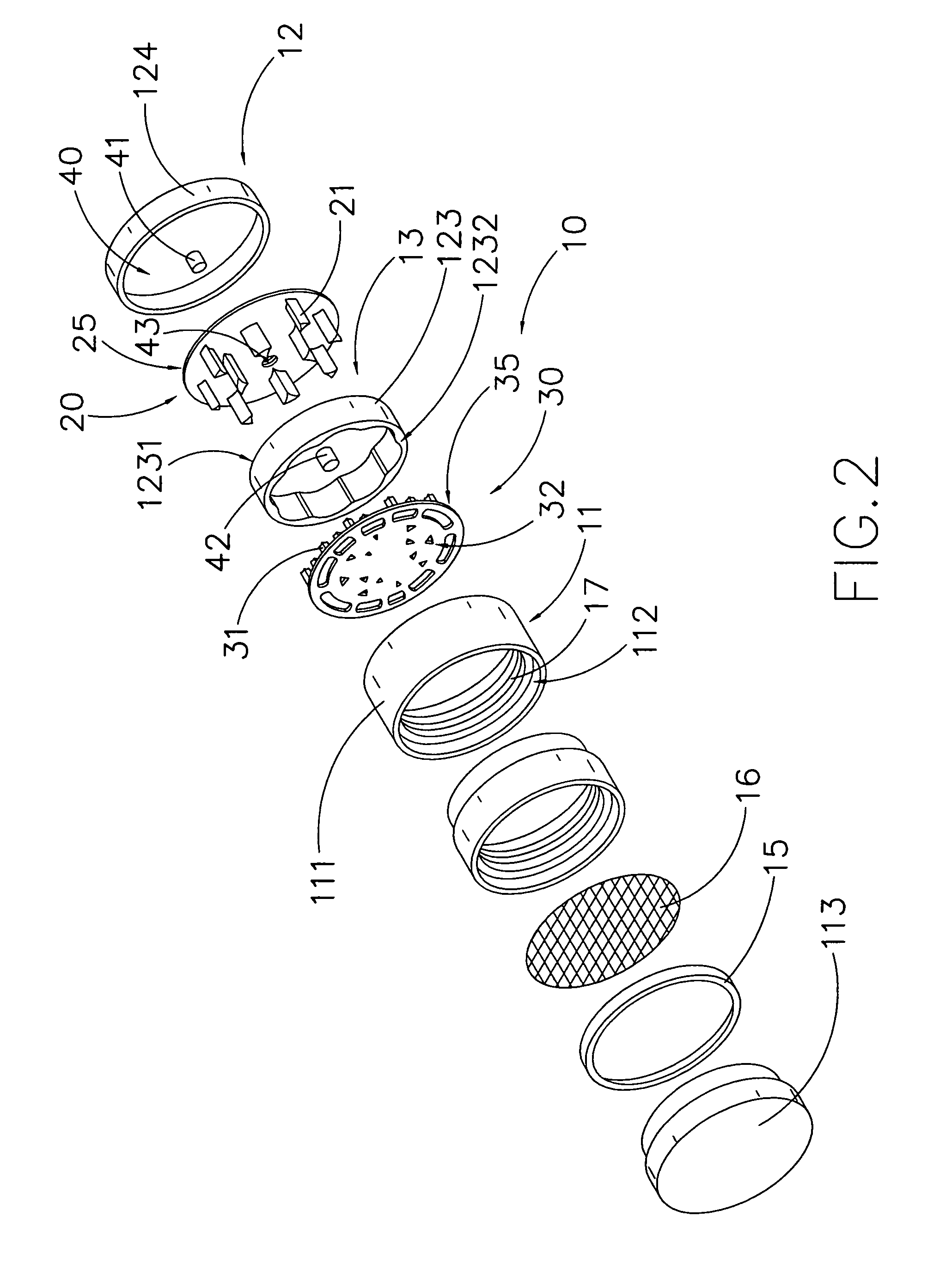 Leaves and seeds hand grinder