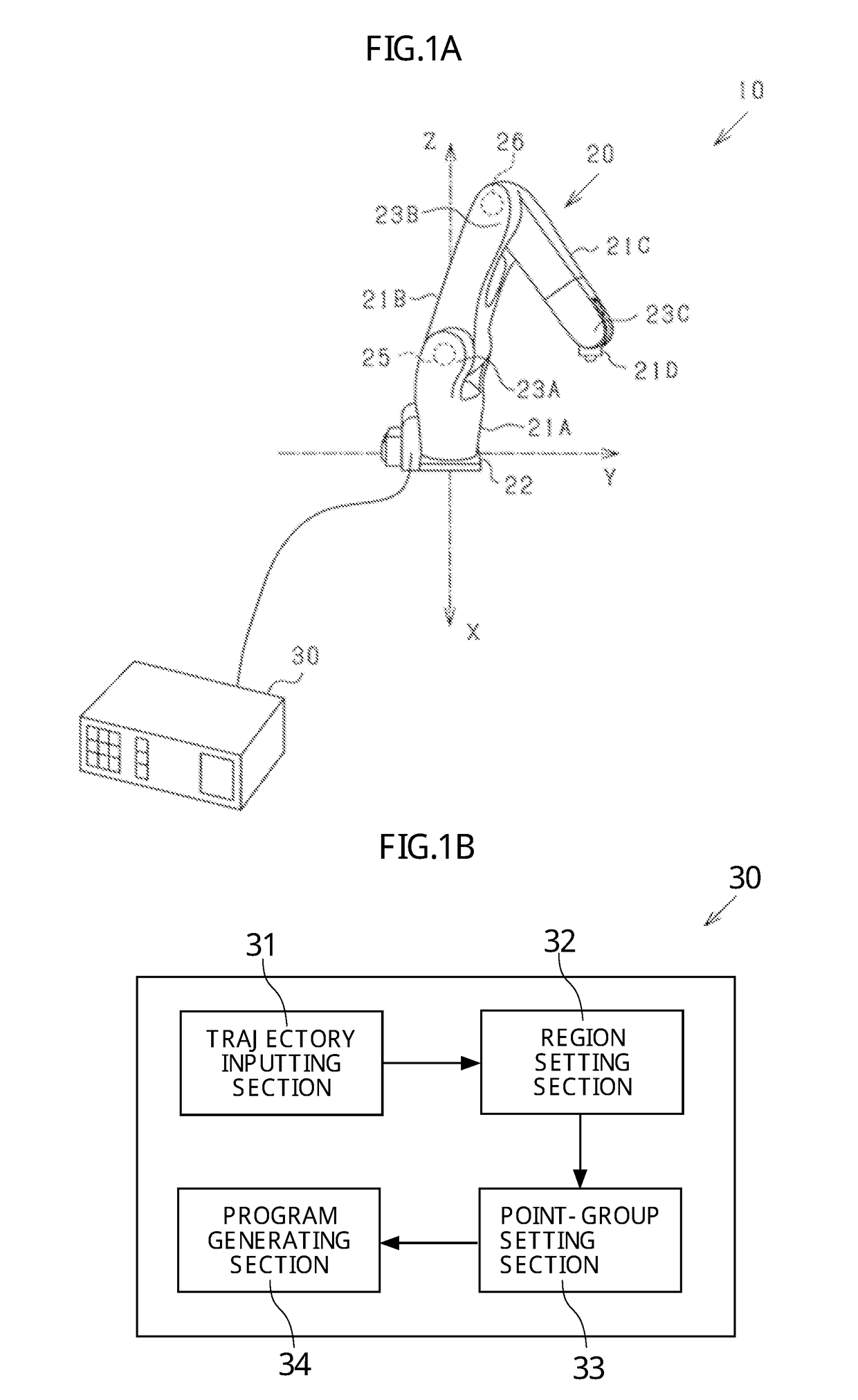 Robot motion program generating apparatus