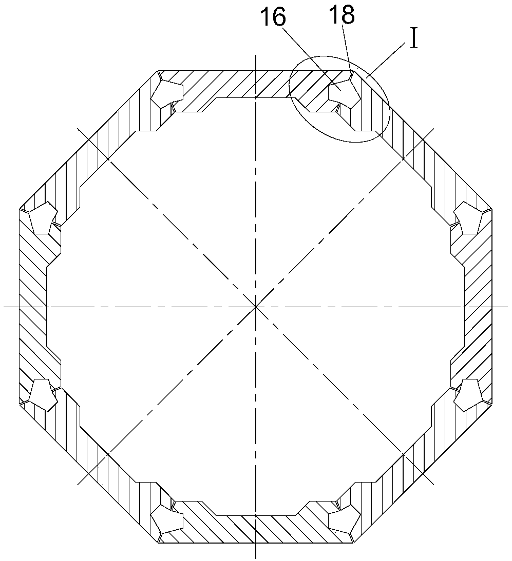 Wind power generating set and tower tube thereof