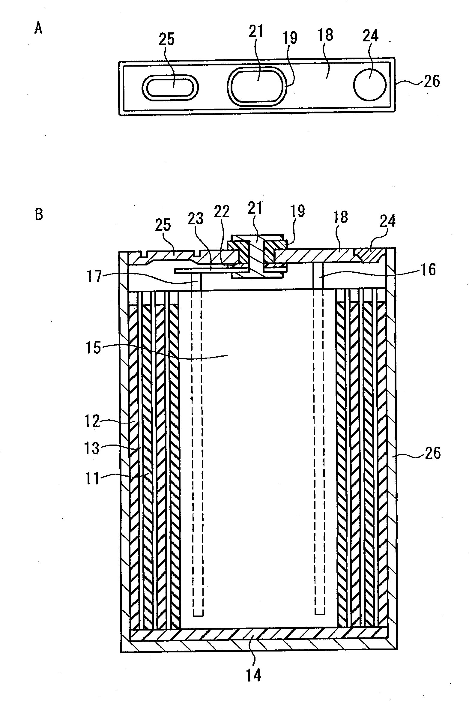 Electrode for nonaqueous secondary battery, nonaqueous secondary battery using the same, and method for producing electrode