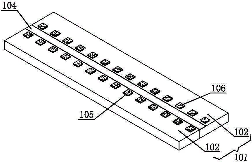 Flip-chip substrate, manufacturing method thereof, and LED packaging structure based on the flip-chip substrate