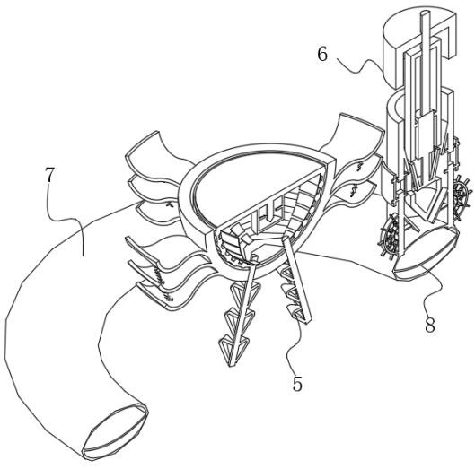 Auxiliary fixing equipment for oil derrick