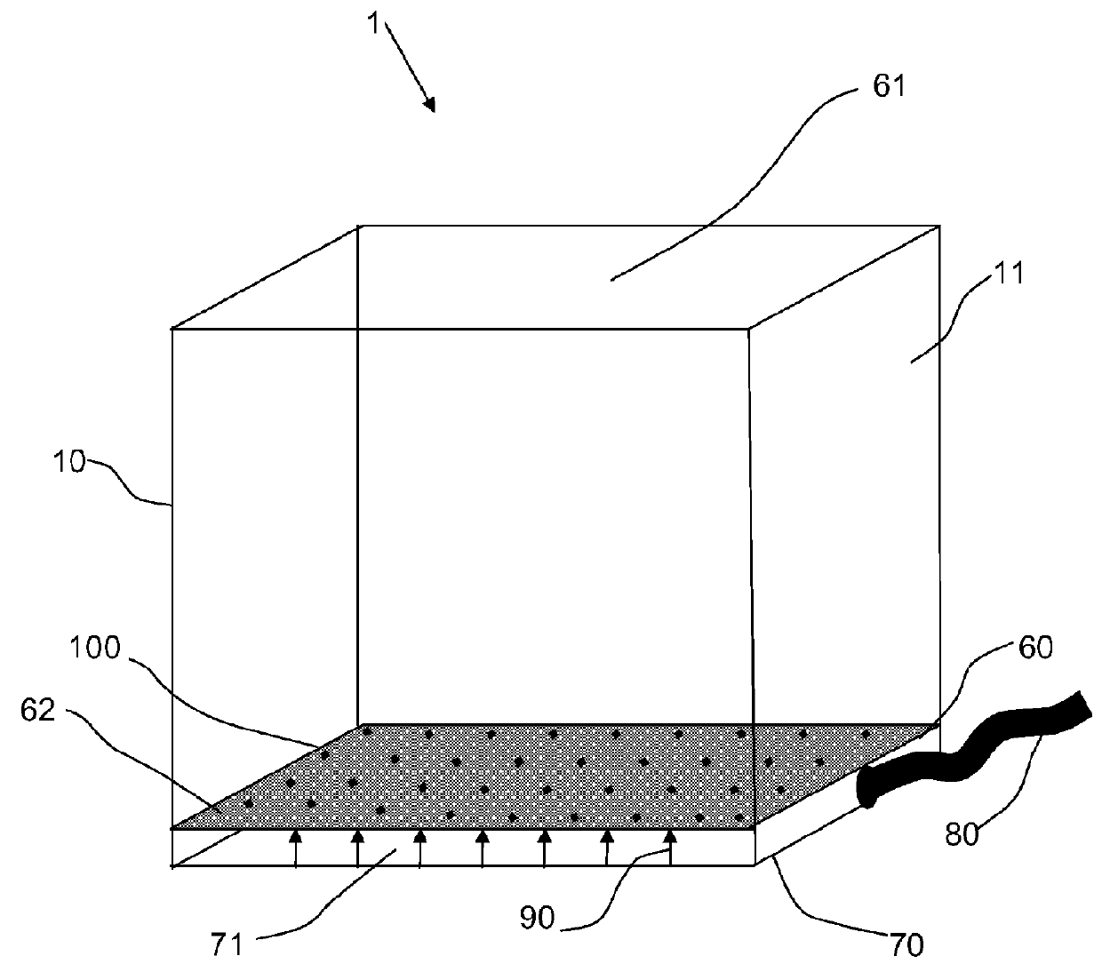 High filling flow water phantom