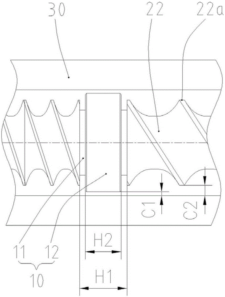 Screw support device and twin-screw extruder with same