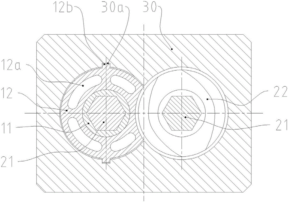 Screw support device and twin-screw extruder with same