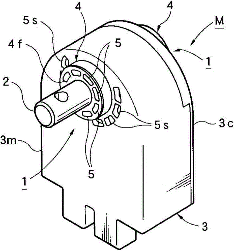 Bearing device for rotating shaft