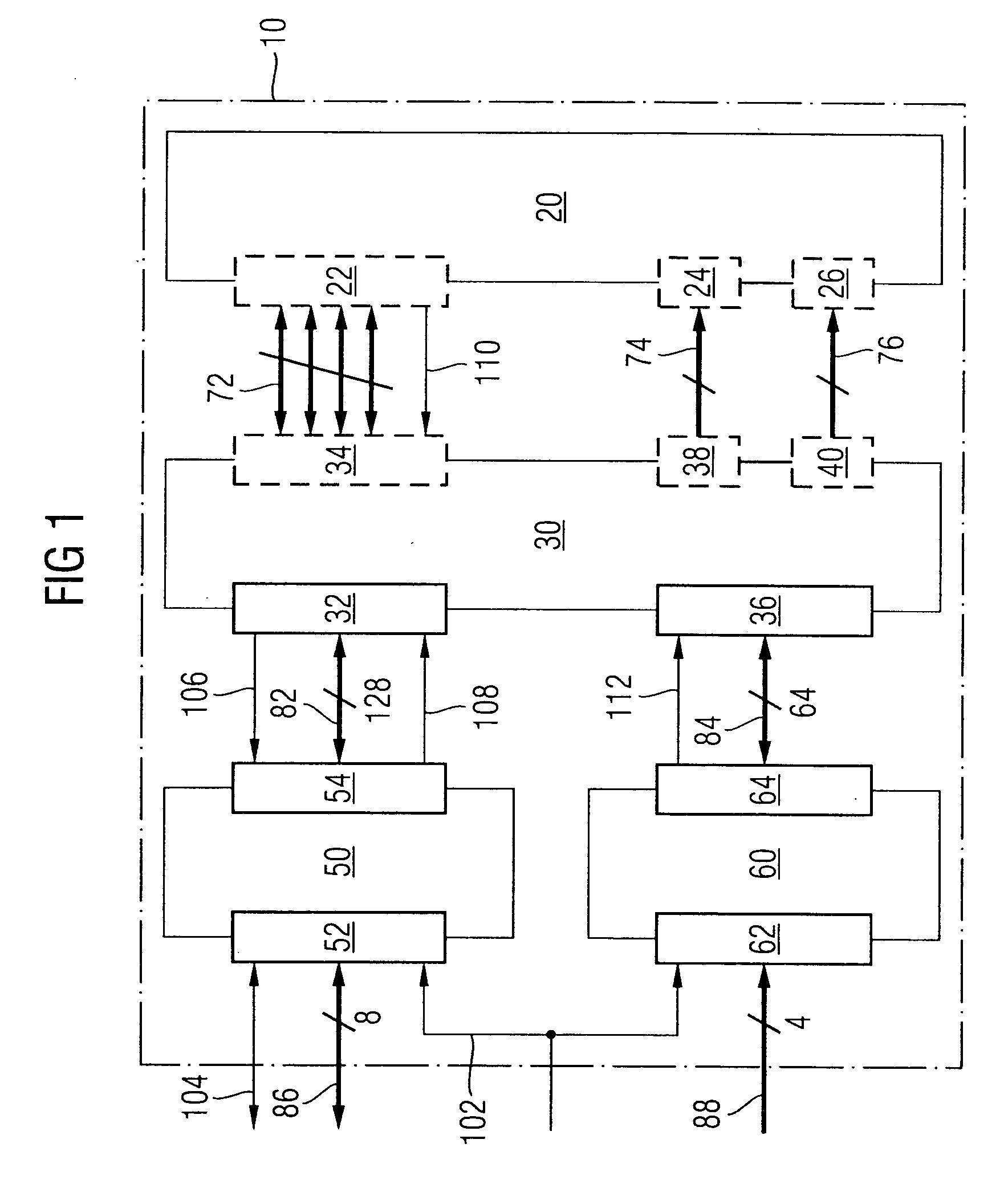 Memory device having components for transmitting and receiving signals synchronously