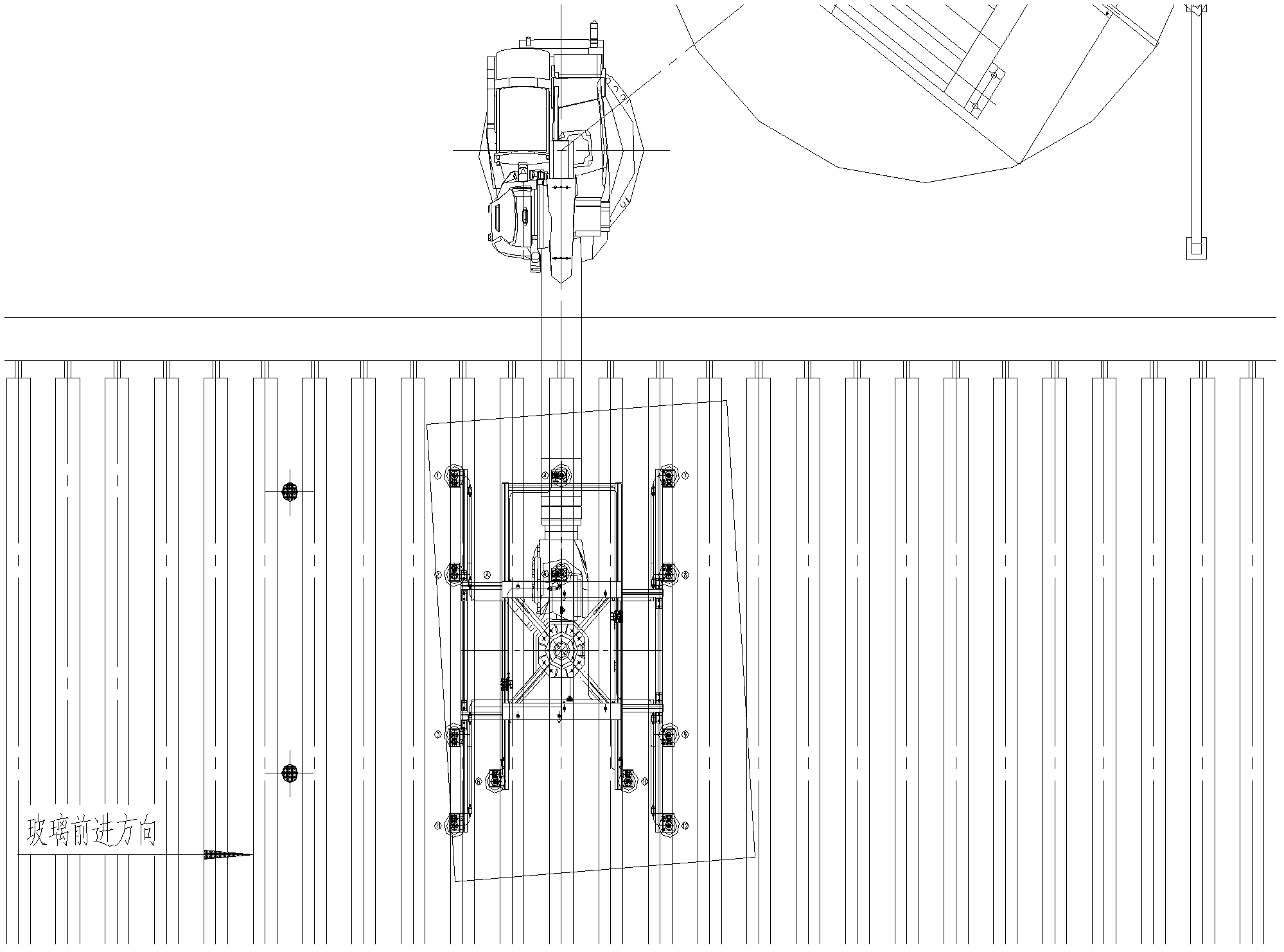 Method for correcting position during the glass grabbing process of manipulator of manipulator glass stacking system