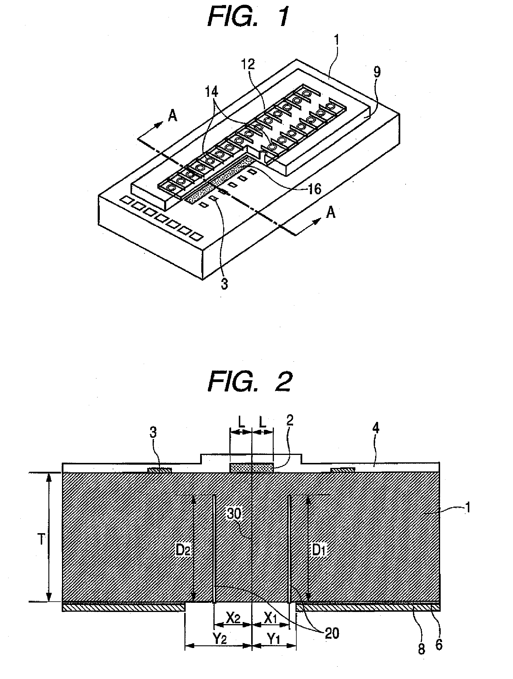 Manufacturing method of substrate for ink jet head and manufacturing method of ink jet recording head