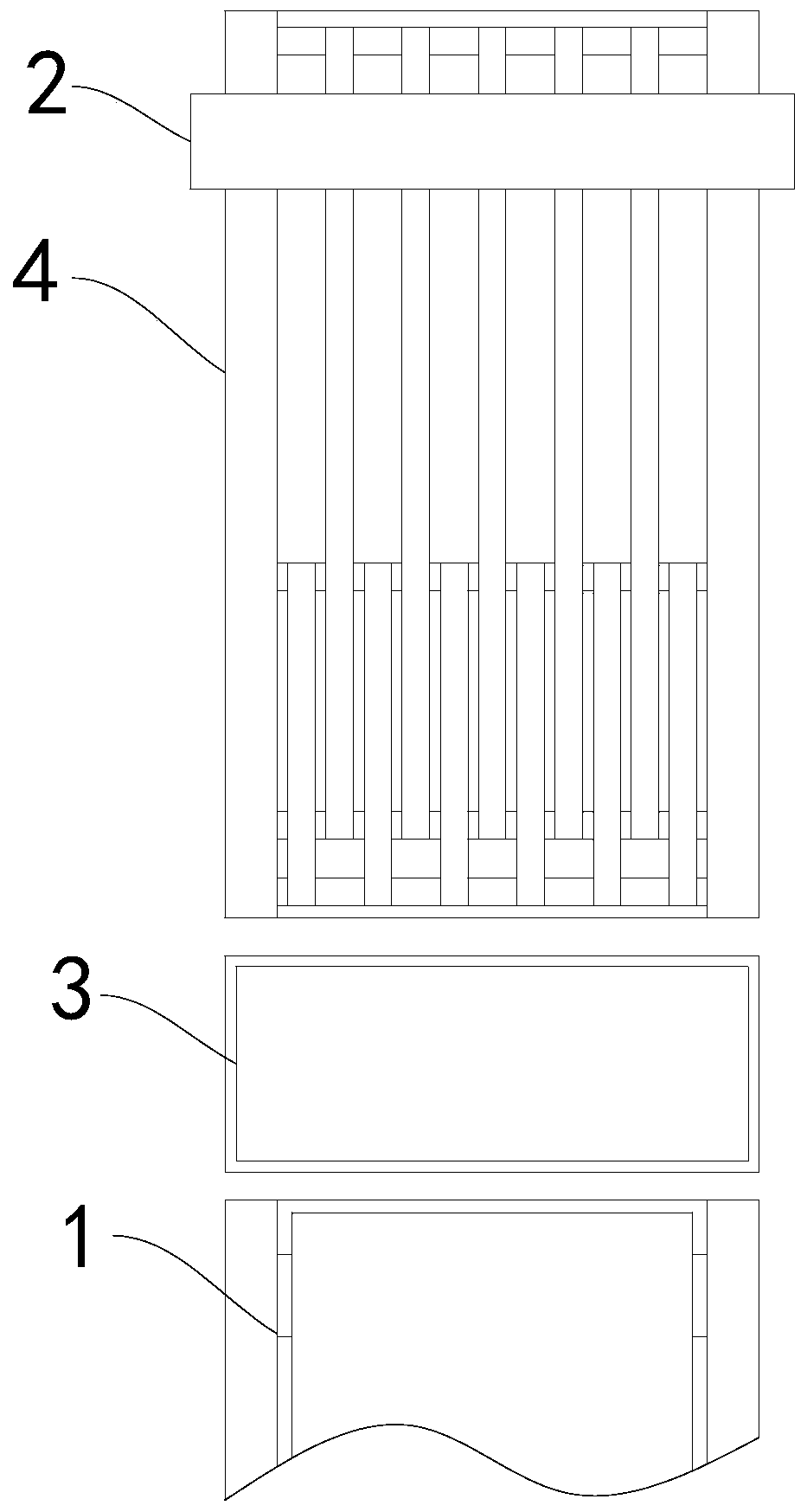 Conveying line for corrugated paper products