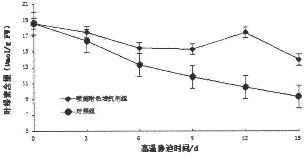 Heat resistance enhancer for cool-season lawn grass and preparation method thereof