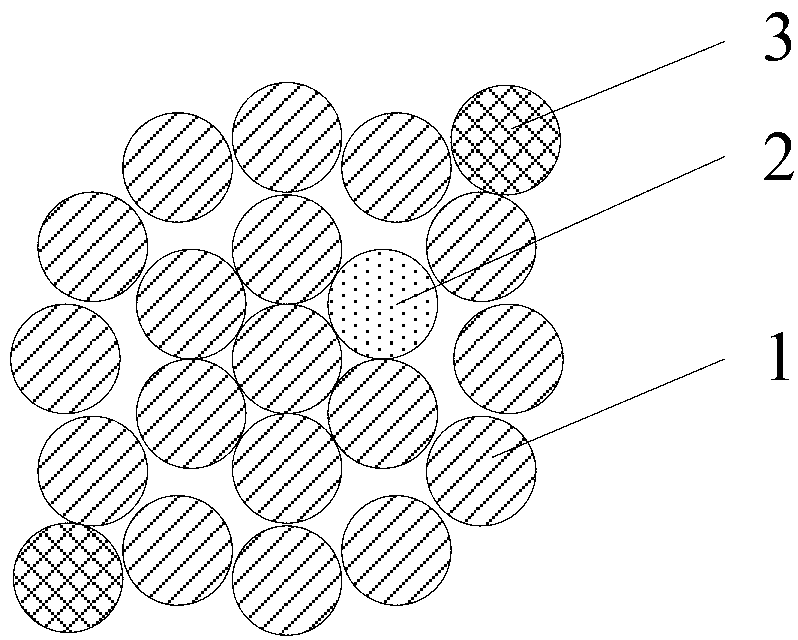 Optical fiber composite overhead ground wire capable of melting ice