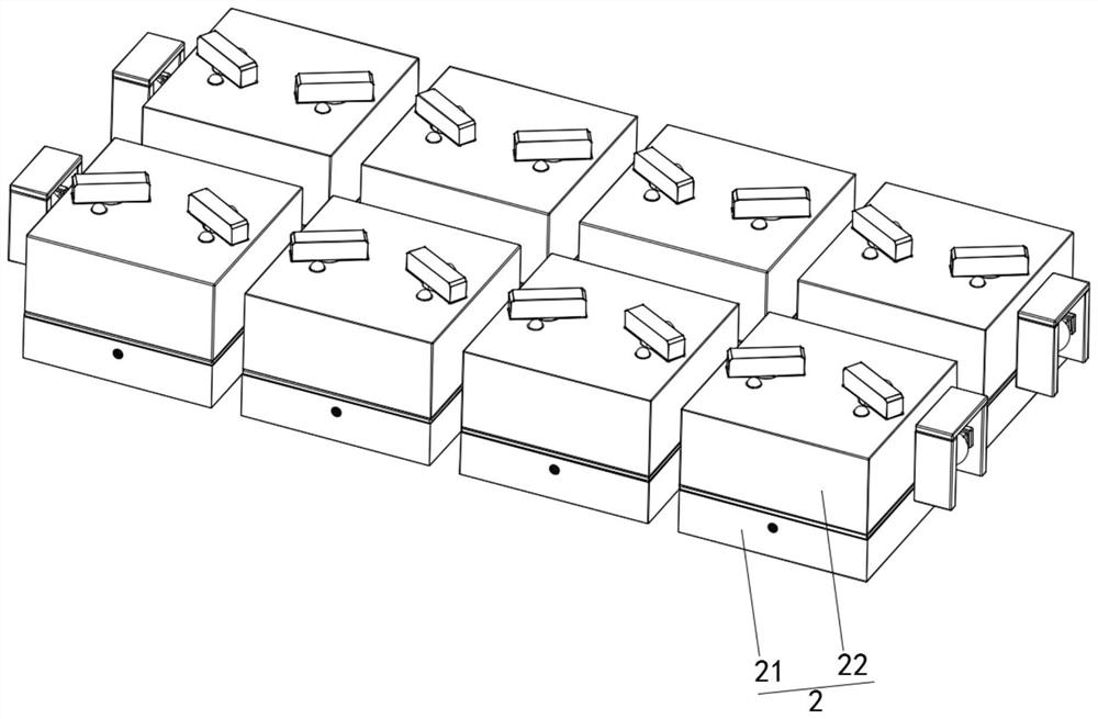 Detachable new energy automobile power supply battery