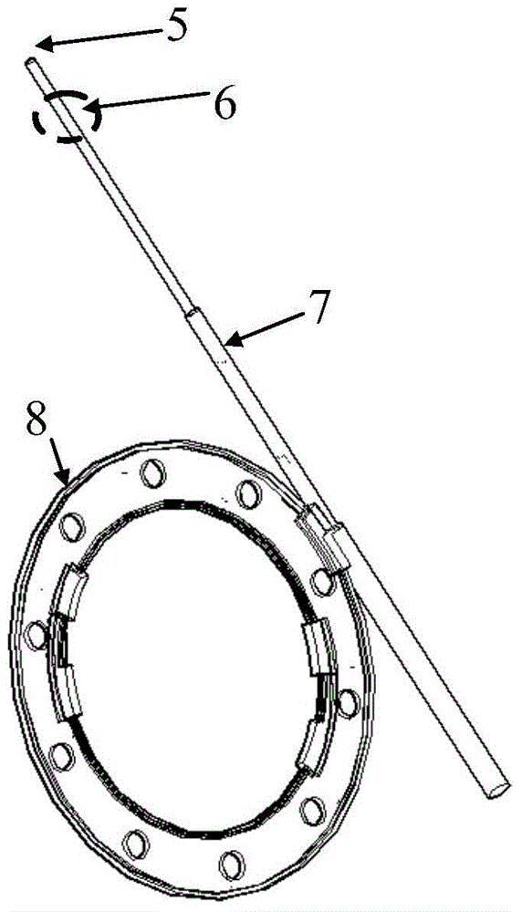 Active source three-dimensional seismic advanced geological detection device and method in tunnel boring machine