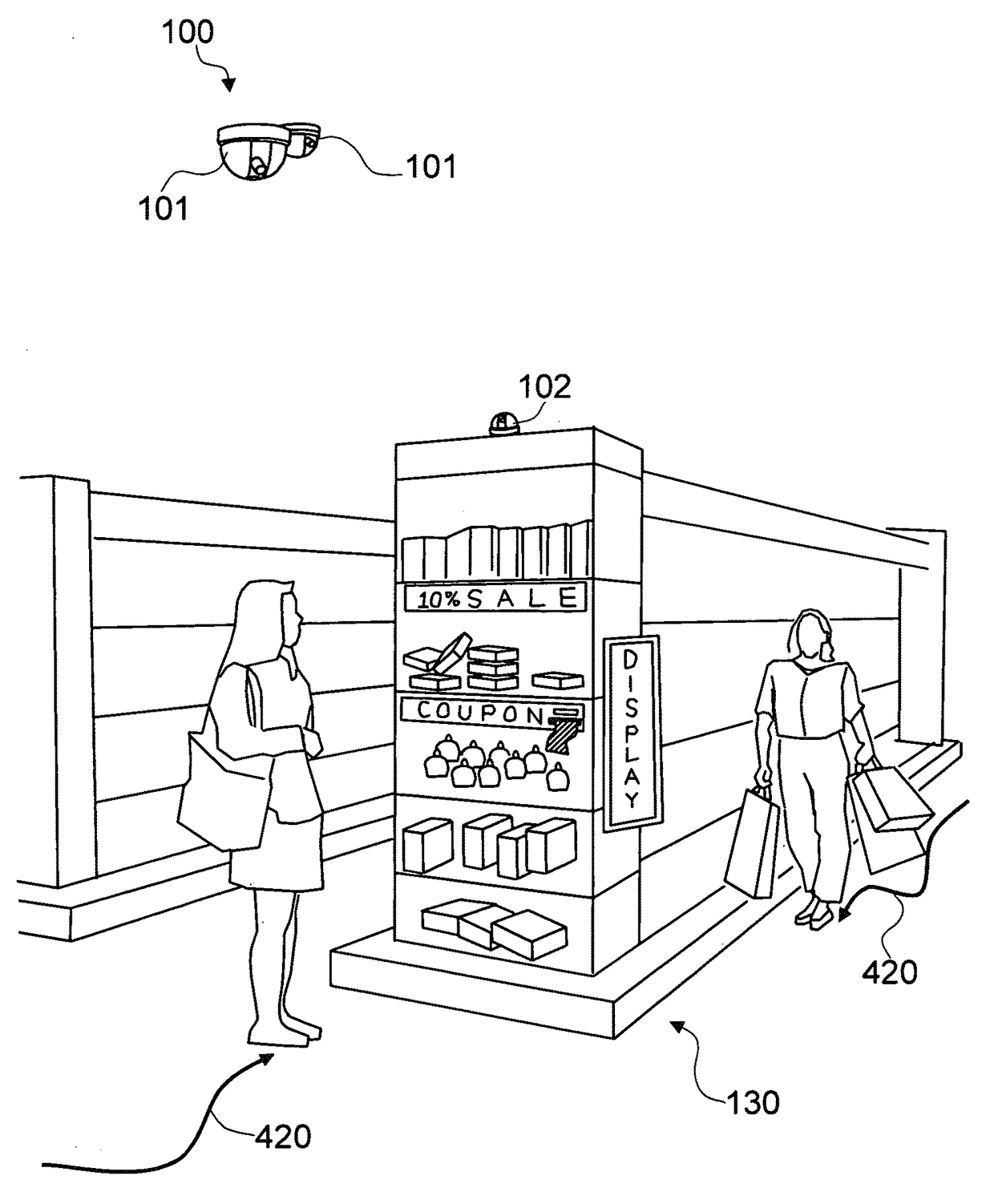 Method and system for rating in-store media elements