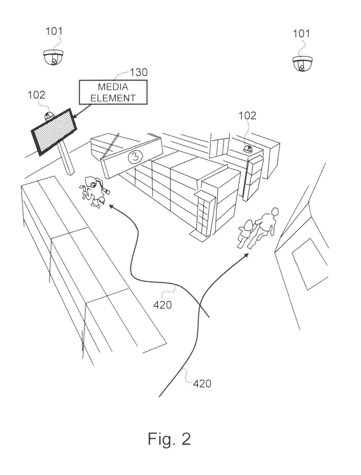 Method and system for rating in-store media elements