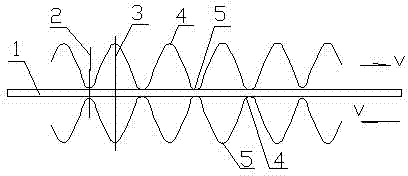 Method for improving heat transfer coefficient of heat exchanger by utilizing medium shear force