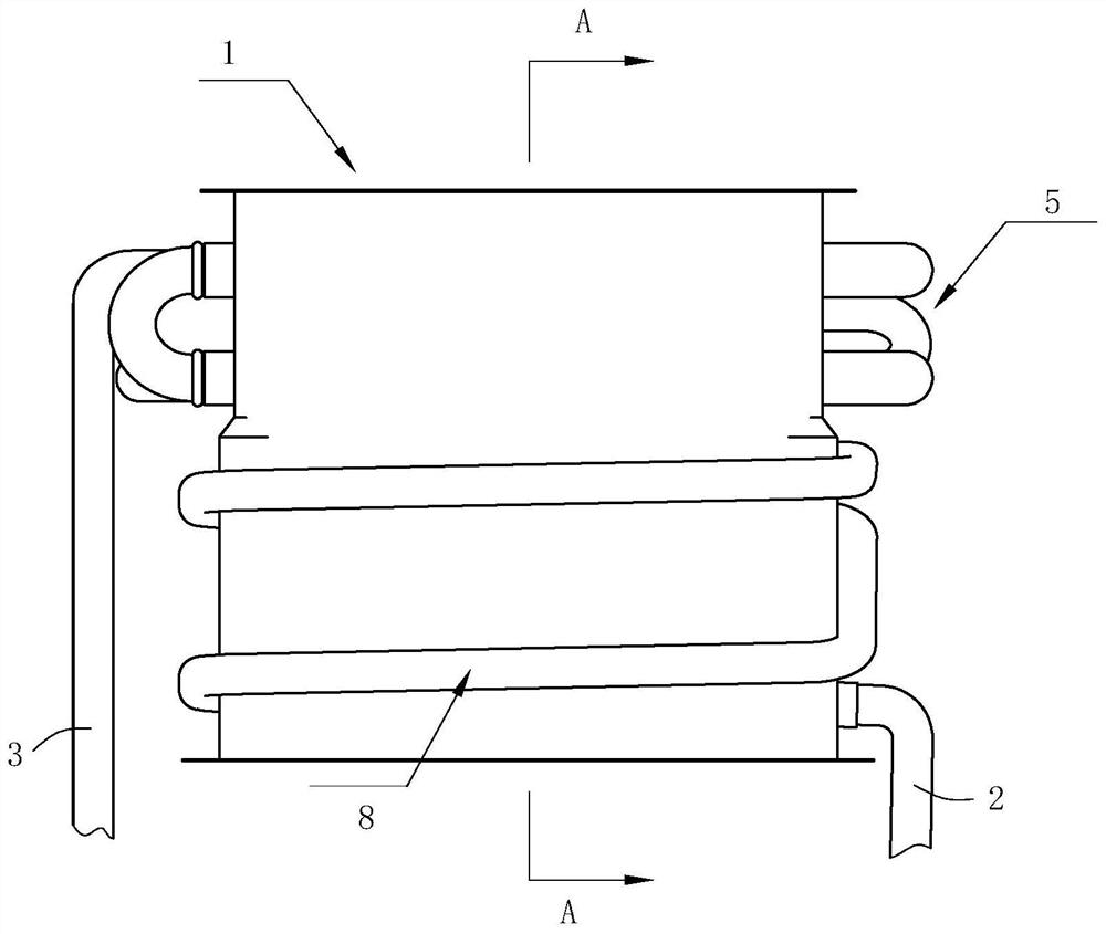 Heat exchanger for gas water heater