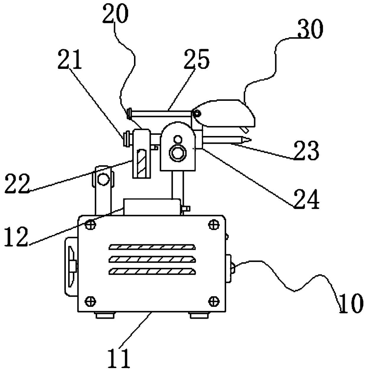 Building machine equipment maintenance device