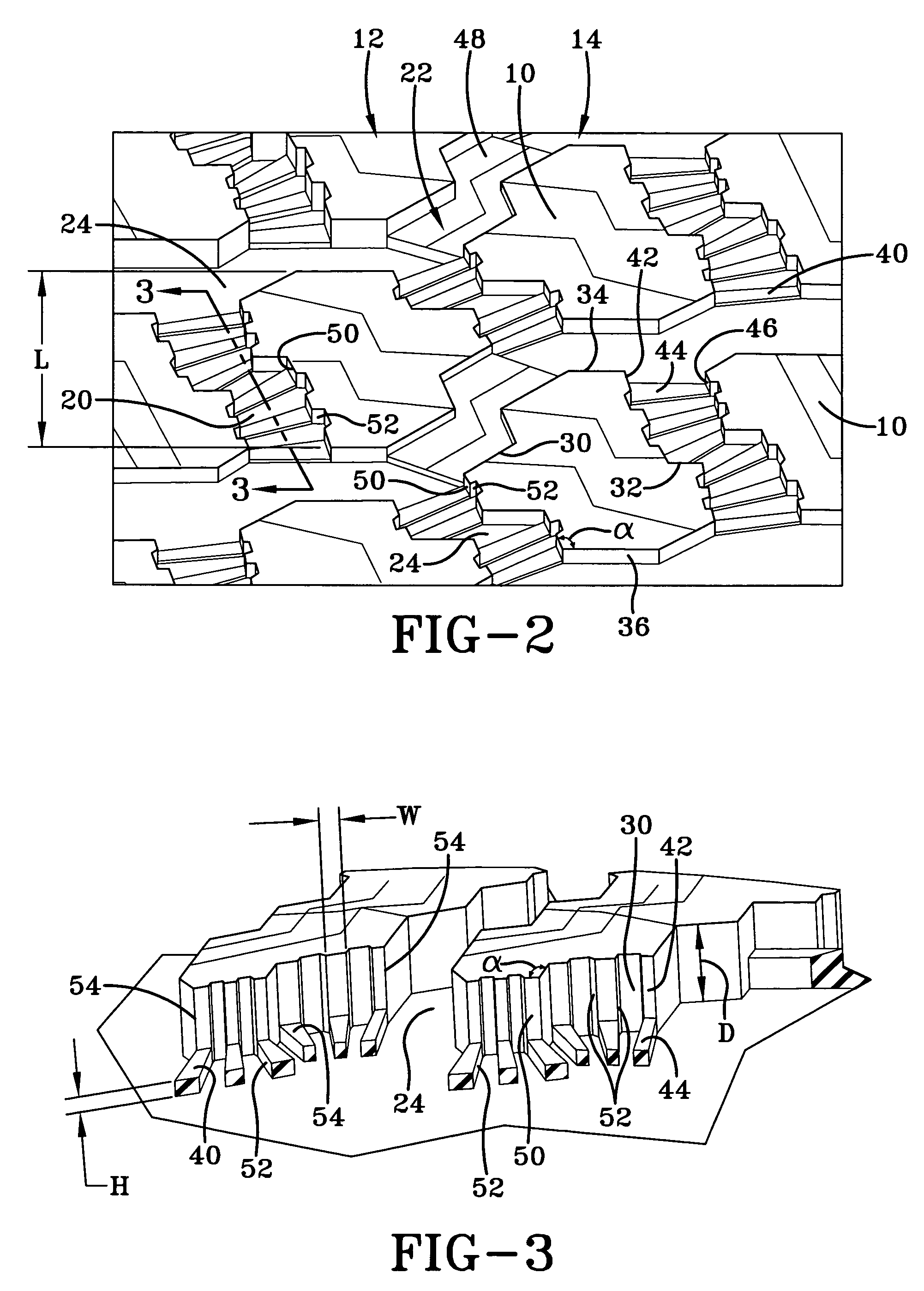 Pneumatic tire with tread including biting elements