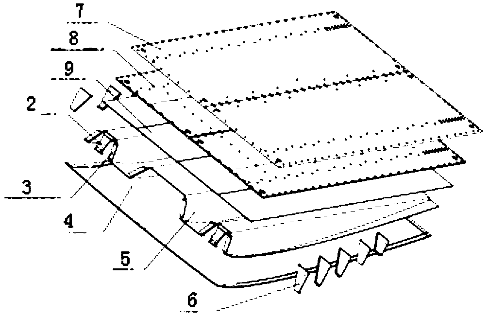 Light-weight high-strength helicopter tail door structure