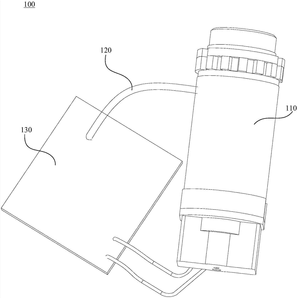 Electronic smoking set and smoking frequency detection method for electronic smoking set