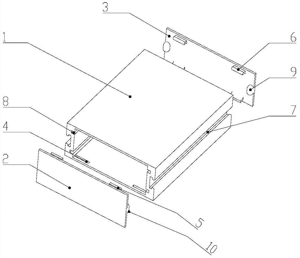 Distributed measuring and controlling node circuit package box