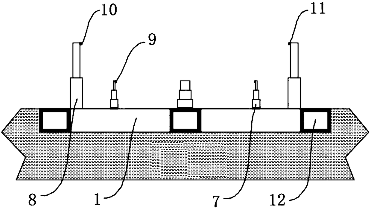 Automobile external contour size measurement system