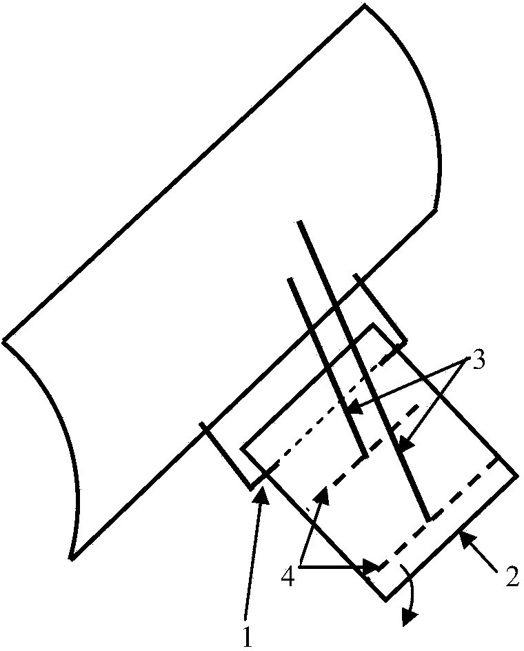 Flexible transverse-shaft fin stabilizer