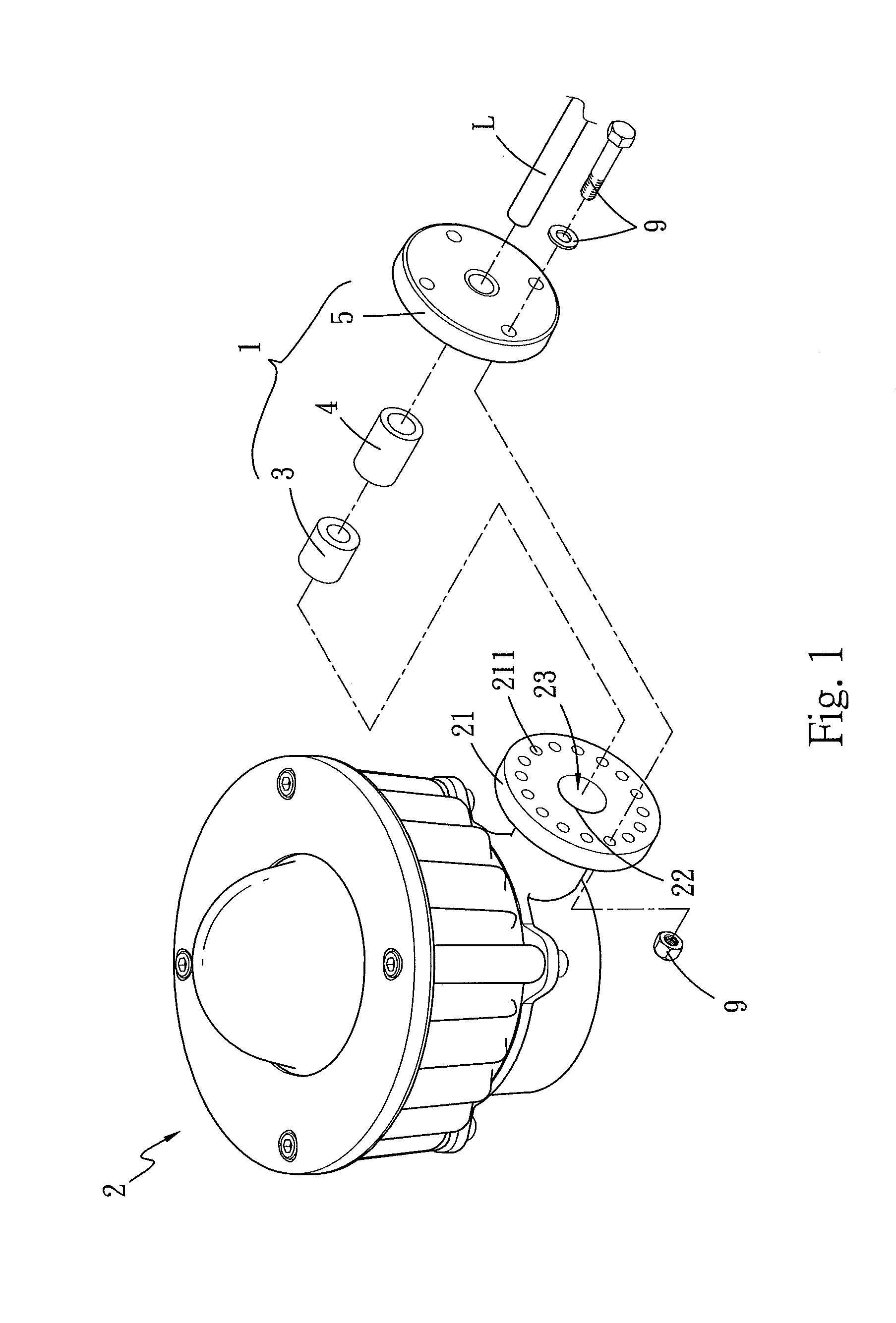 Explosion-proof lamp cable gland