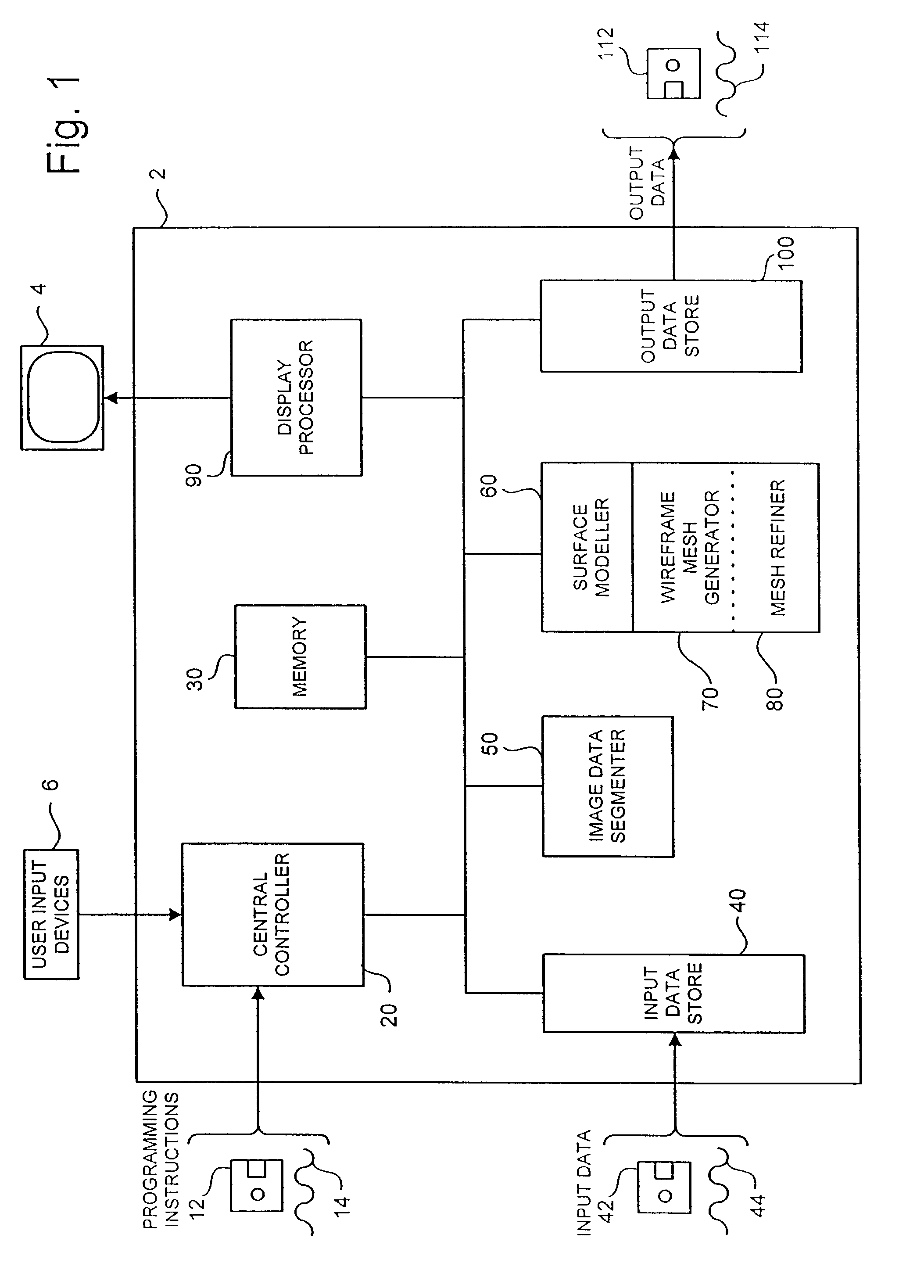 3D computer model processing apparatus