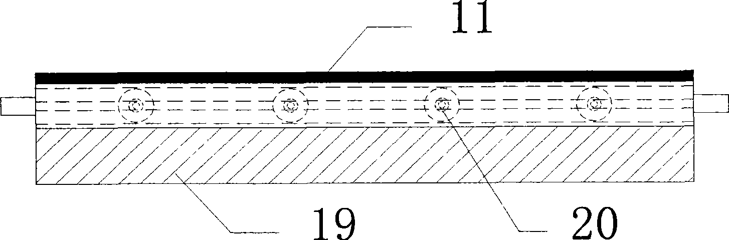 Integrated plate type solar heat pump water heating apparatus