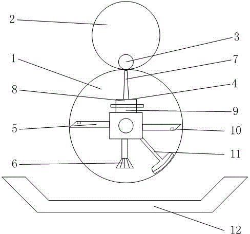 Roller printing machine