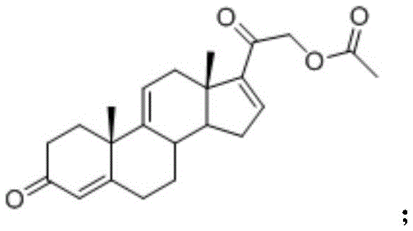 Method for preparing steroidanti-inflammatory drugintermediatetetraene acetate using enzyme process