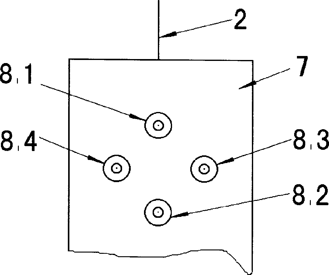 Autoamtic monitor method and device for safety of mining headframe