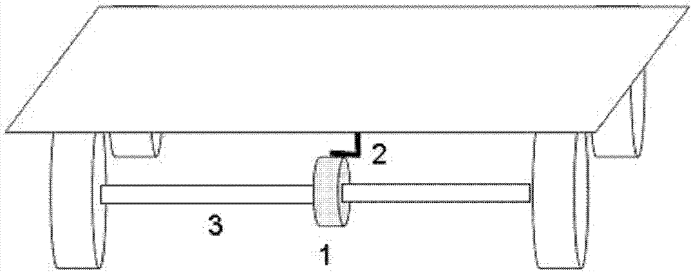 Positioning system of overhauling trolley for urban rail transit