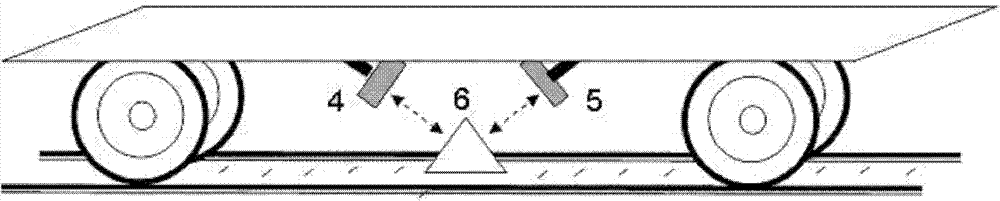 Positioning system of overhauling trolley for urban rail transit