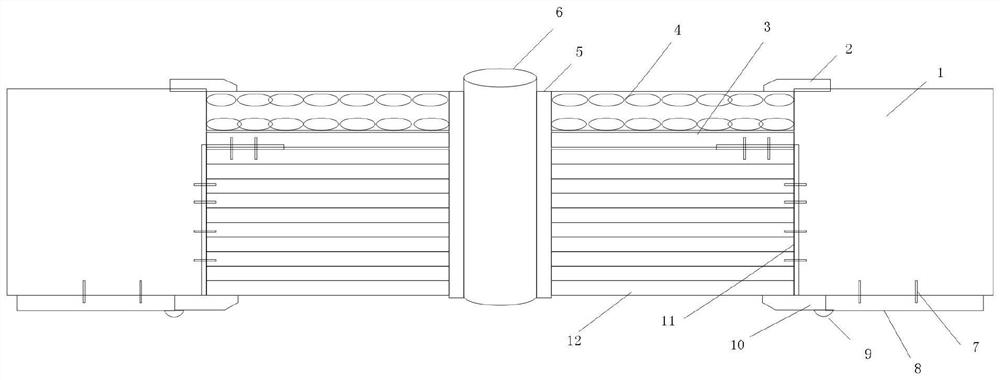 Novel valve hall plugging structure and anti-explosion checking method