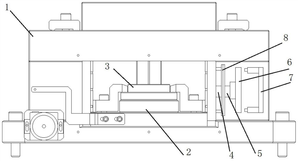 Brake pad friction block pressing device and method