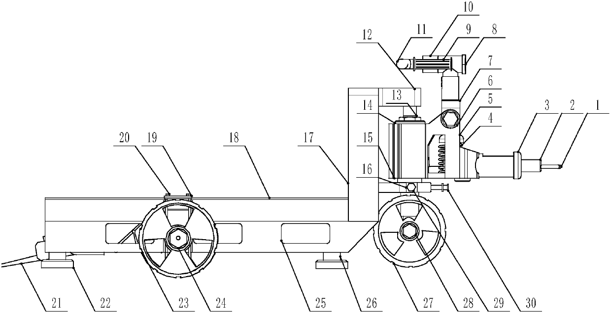 Trailer device used for trailing drone