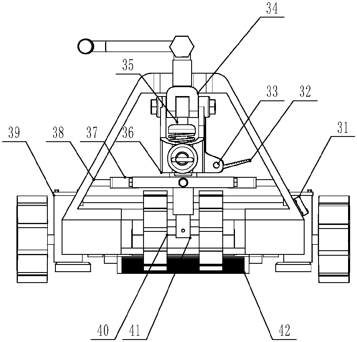 Trailer device used for trailing drone