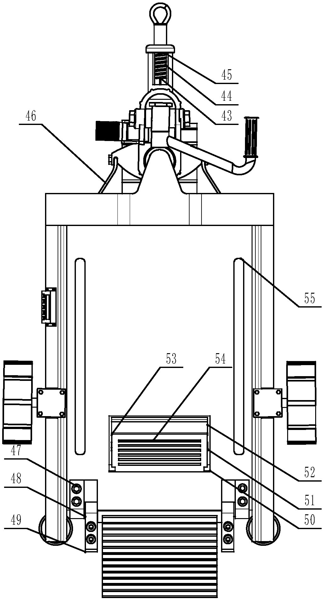 Trailer device used for trailing drone