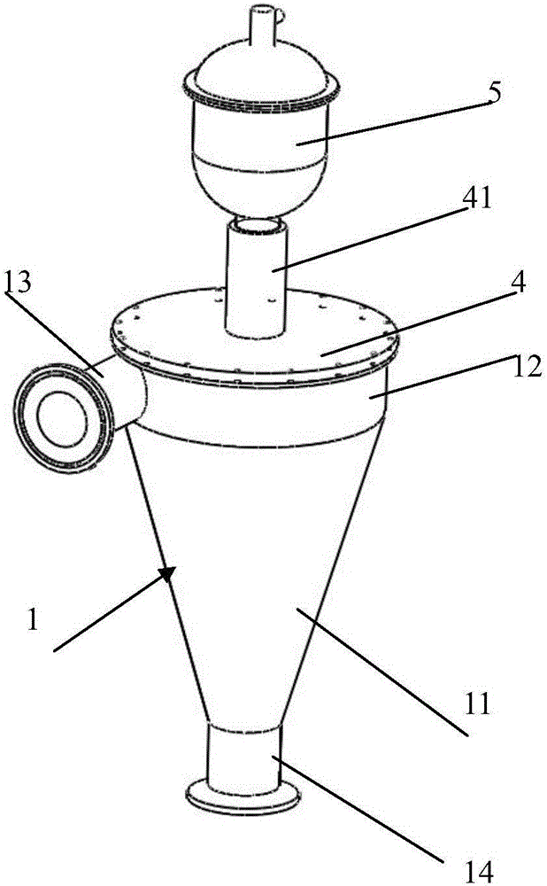 Efficient online oil liquid bubble removing device