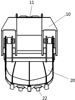 Electric hydraulic multifunctional grab bucket