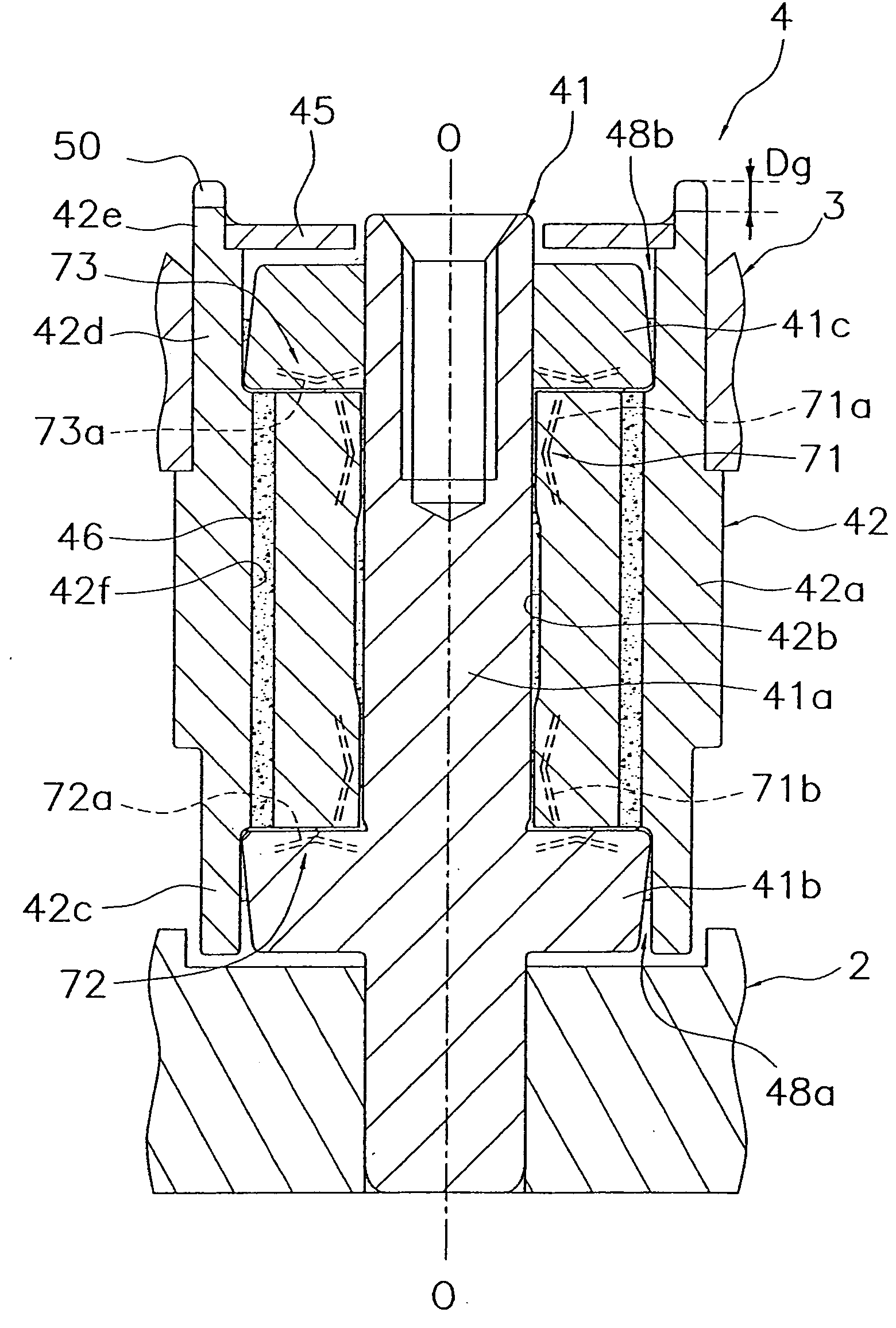 Hydrodynamic bearing device, motor, recording disc driving apparatus and assembly jig