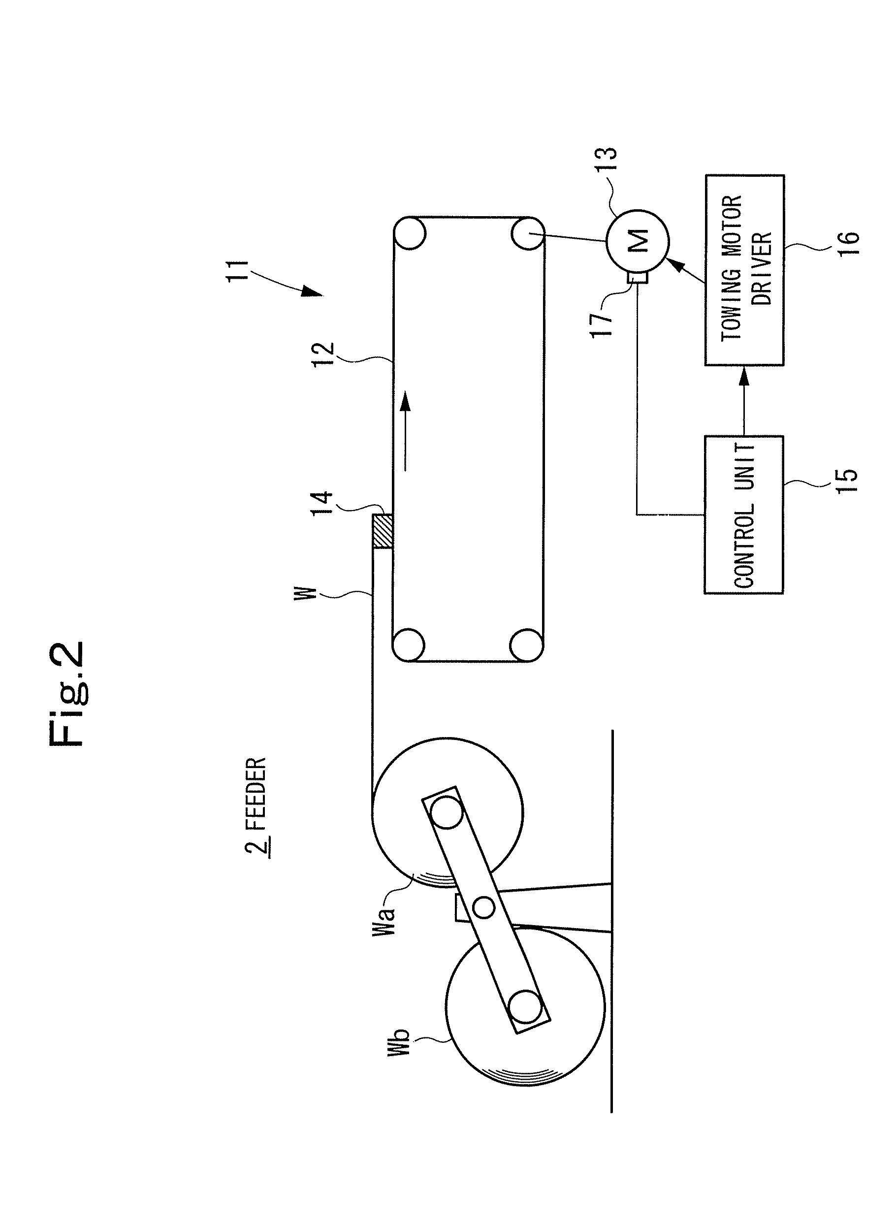 Strip threading method and strip threading device