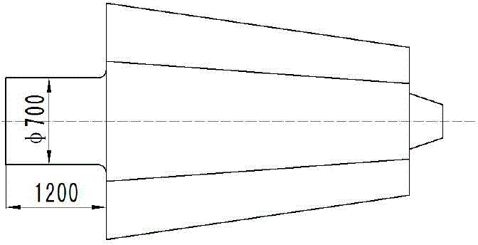 Forging rough-rolling tool steel roller and manufacturing method thereof